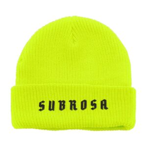 Шапочка Subrosa Stout Beanie - Neon Green