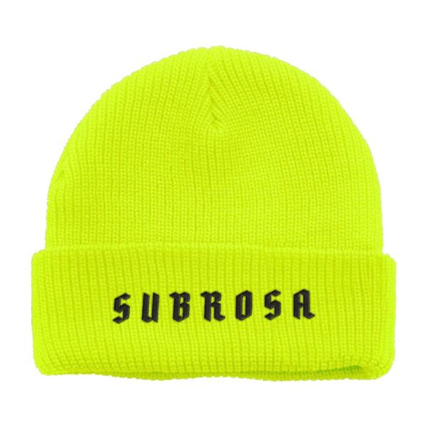 Шапочка Subrosa Stout Beanie - Neon Green