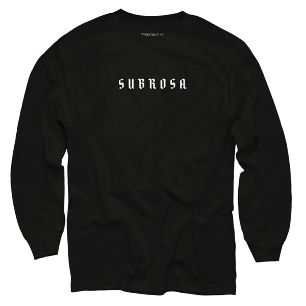 Футболка з довгим рукавом Subrosa Stout - чорна