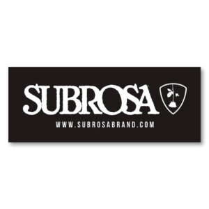 Наклейка на пандус/дилер Subrosa – чорна