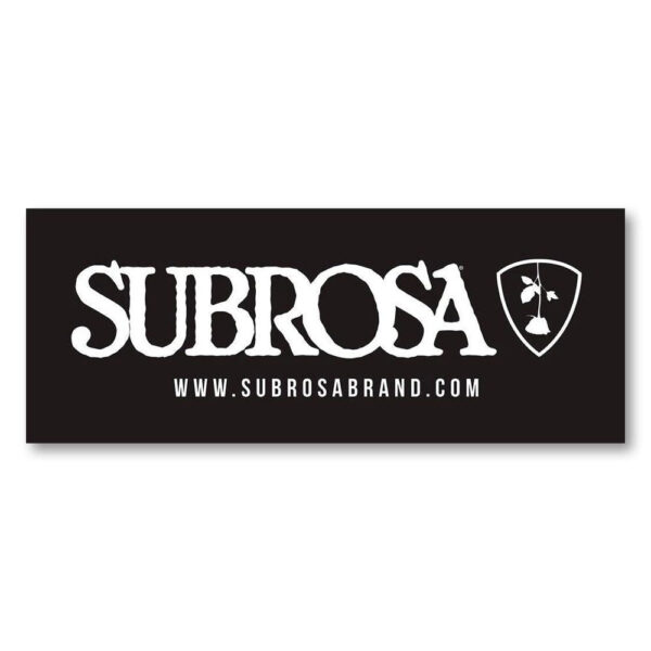 Наклейка на пандус/дилер Subrosa – чорна