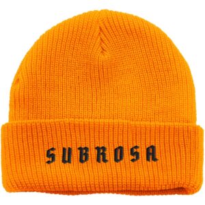 Шапочка Subrosa Stout Beanie - Neon Orange