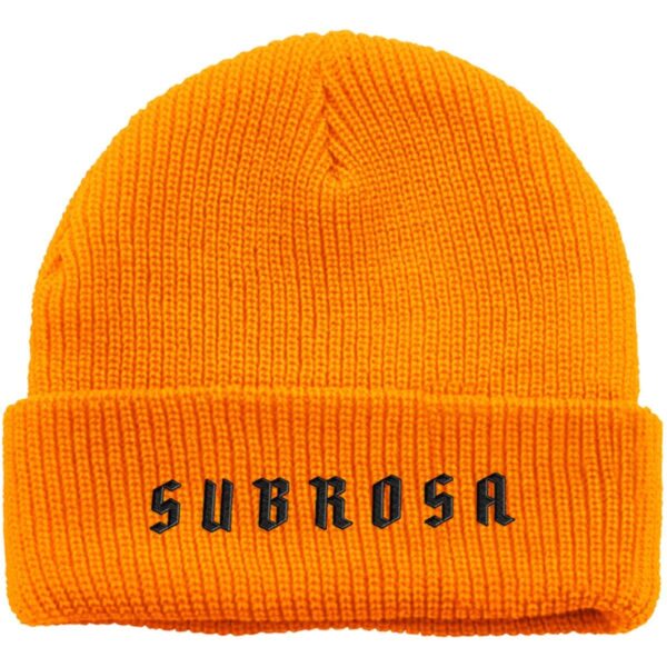Шапочка Subrosa Stout Beanie - Neon Orange