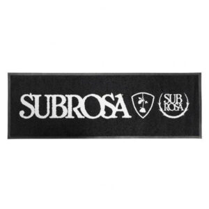 Підлоговий килимок з логотипом Subrosa - чорний